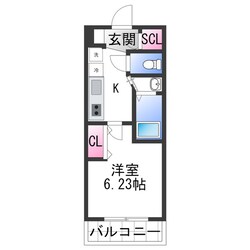 Luxe布施南Ⅱの物件間取画像